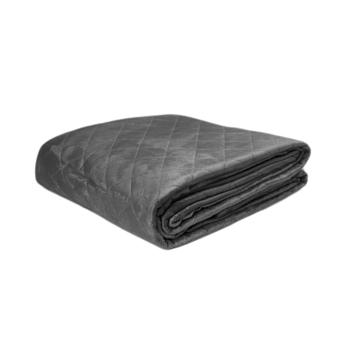 COBERTOR MICROFIBRA SUPER SOFT CINZA CINZA QUEEN/KING