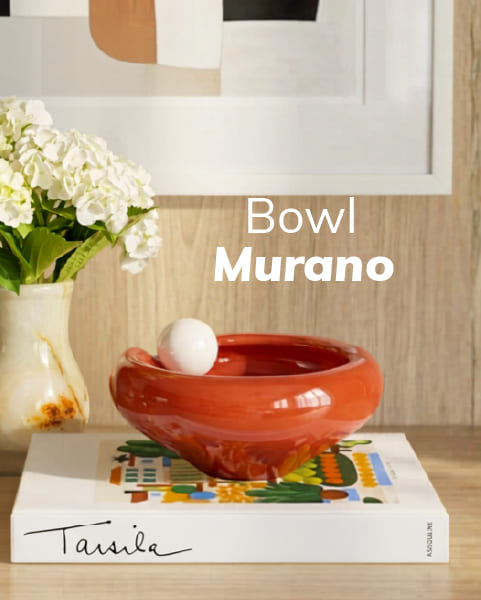 Bowls de murano na colecao flow de todas as cores