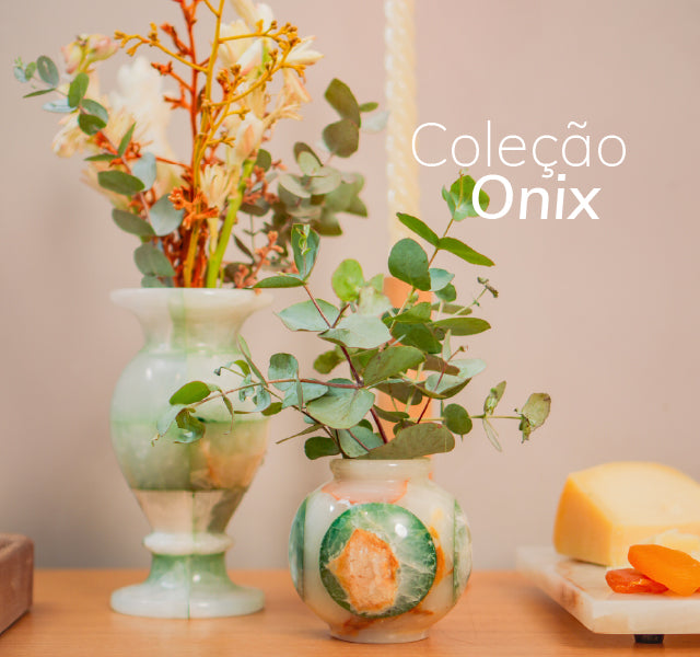Confira a colecao onix Lolahome: vasos, bowls, tabuas e mais