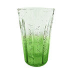 COPO LONGO DE ACRÍLICO DEGRADE VERDE FOLHA 590ML
