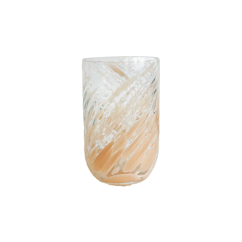 COPO DE MURANO FLOW  BEGE 500ML