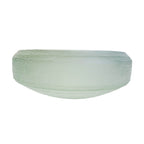 CENTRO DE MESA EM VIDRO FOSCO CELADON