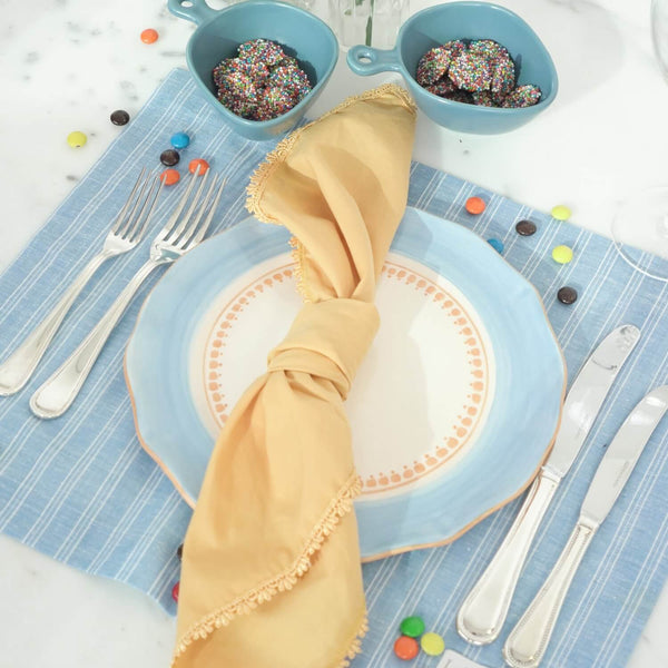 GUARDANAPO DE ALGODÃO NEUTRALITÁ LARANJA 50X50 CM