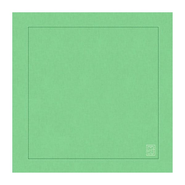 GUARDANAPO DE LINHO VISCO BARRA LARGA PREMIUM VERDE