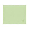 JOGO AMERICANO DE LINHO PURO BARRA LARGA PREMIUM VERDE GUACAMOLE 40CM