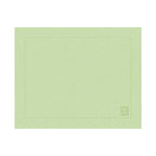 JOGO AMERICANO DE LINHO PURO BARRA LARGA PREMIUM VERDE GUACAMOLE 40CM