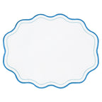 JOGO AMERICANO IMPERMEÁVEL BREEZE OVAL AZUL 47X36CM