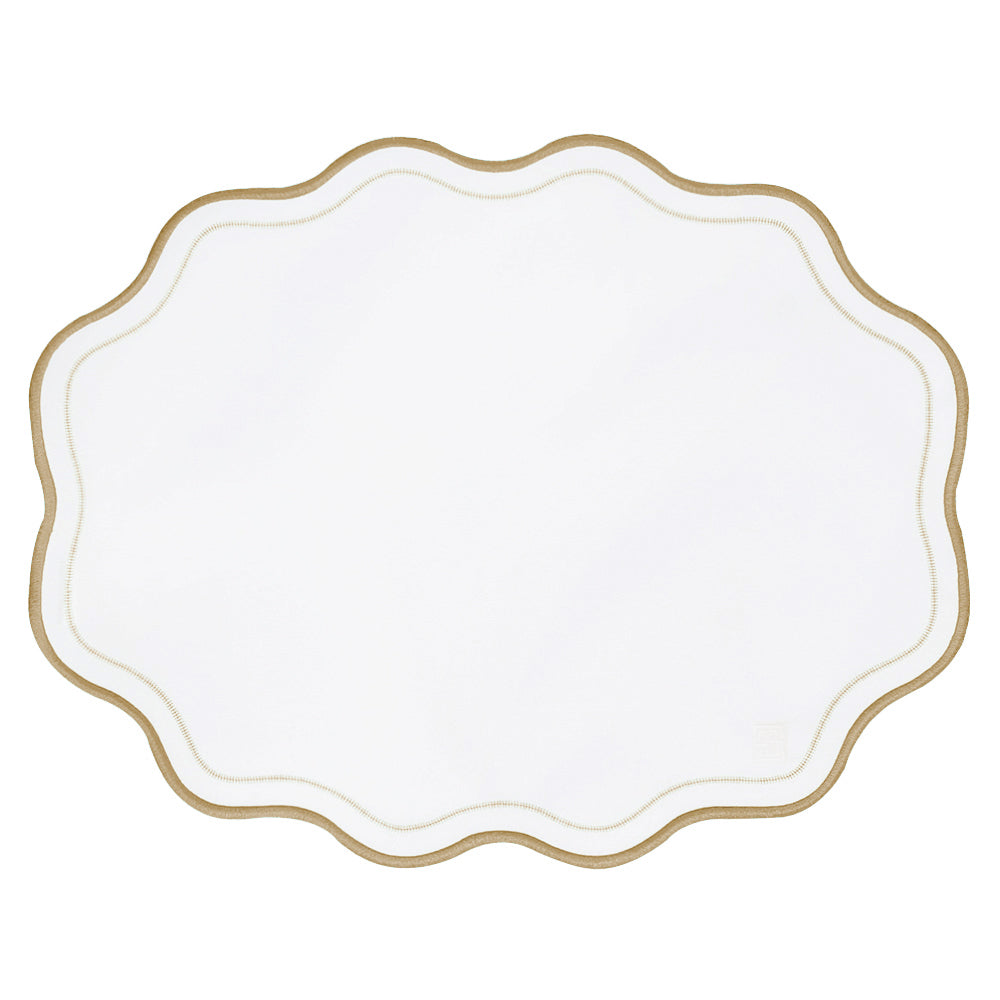 JOGO AMERICANO IMPERMEÁVEL BREEZE OVAL BEGE