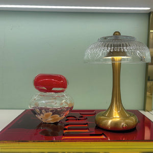 LUMINÁRIA MUSA DE METAL E LUZ EM LED USB