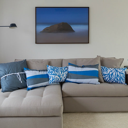 CAPA DE ALMOFADA POLTRONA GEOMÉTRICA POR BRUNA MORIBE