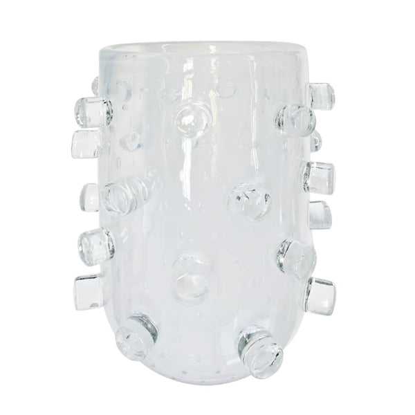 VASO MURANO MILANO PÉROLA 31CM