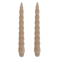 VELAS PARA CASTIÇAL NUVEM BEGE 26CM - 02 UNIDADES
