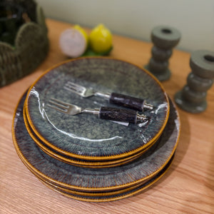 PRATO RASO DE PORCELANA AURA