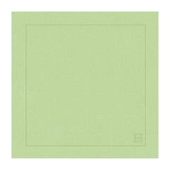 GUARDANAPO DE LINHO PURO BARRA LARGA PREMIUM VERDE GUACAMOLE