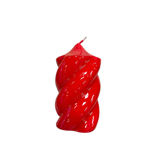 VELA SUPER TWIST VERMELHO P  6,5 X 11(H) CM