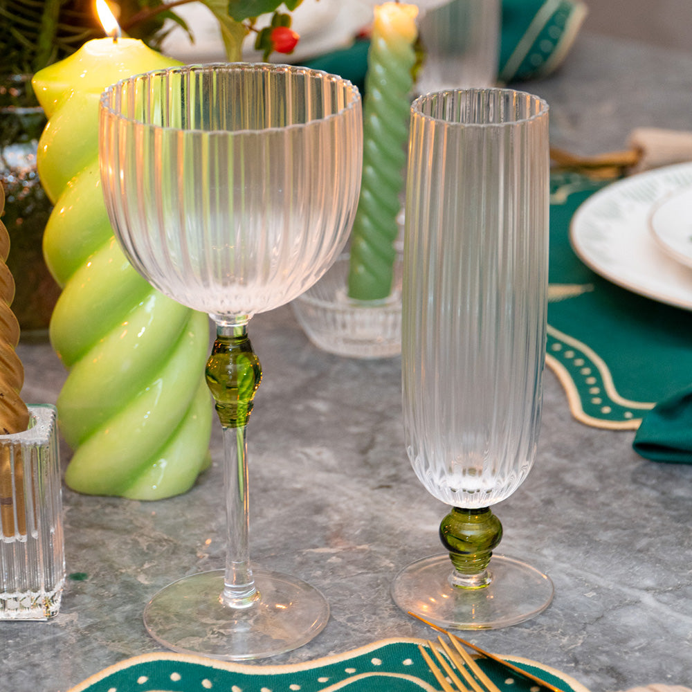 TAÇA DE CHAMPAGNE EMERALD