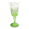 TAÇA DE ACRÍLICO DEGRADE VERDE FOLHA 310ML