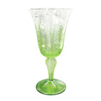 TAÇA DE ACRÍLICO DEGRADE VERDE FOLHA 310ML