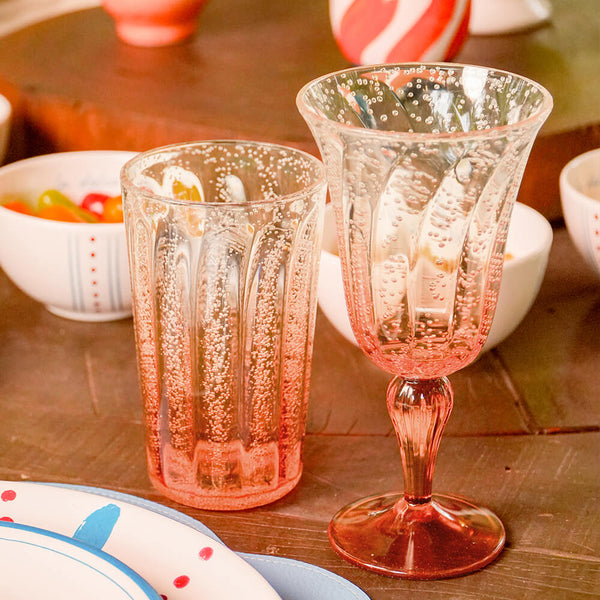 TAÇA DE ACRÍLICO DEGRADE LARANJA