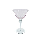 TAÇA DE VIDRO SAINT REMY ROSA E CINZA 180ML