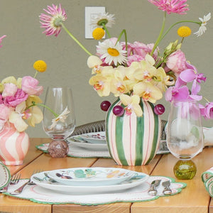 MINI VASO CERÂMICA ARTESANAL FLOWERSCAPE ROSA 11CM