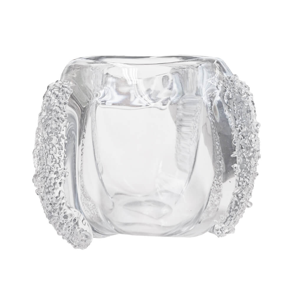 VASO EM VIDRO VÉRTICE G 20CM
