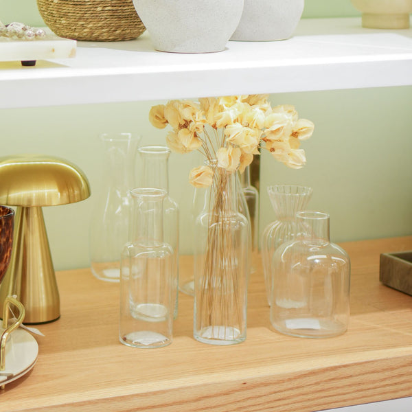 VASO DE VIDRO ONDA G 10,5 X 26,5 (H) CM