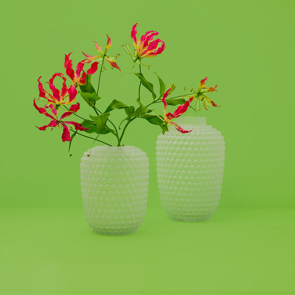 VASO DE VIDRO ORBE FOSCO 30CM