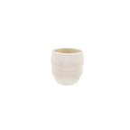 XÍCARA CERÂMICA ARTESANAL MINIMAL COM PIRES 180ML