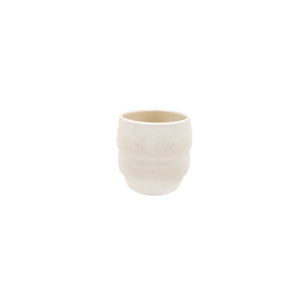 XÍCARA CERÂMICA ARTESANAL MINIMAL COM PIRES 180ML