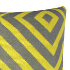 CAPA DE ALMOFADA TRICOT JACQUARD LOSANGOS