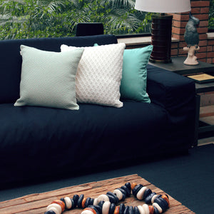 CAPA DE ALMOFADA SUED VERDINHO 50X50 CM