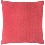 CAPA DE ALMOFADA TRICOT PLUS TRAMADO 50X50 CM LARANJA