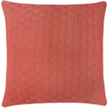 CAPA DE ALMOFADA TRICOT PLUS TRAMADO ROSA 50X50 CM