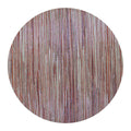 Jogo americano redondo de fibra natural Hyacinth Shine vermelho 43 cm