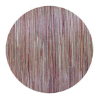 Jogo americano redondo de fibra natural Hyacinth Shine vermelho 43 cm