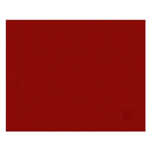 Jogo americano linho premium vermelho 50x39cm – Lolahome