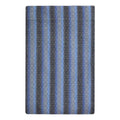 SUPER CAMINHO DE MESA ALGODÃO ETNIA ZIGZAG AZUL 4 LUGARES
