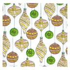 GUARDANAPO DE NATAL BOLAS DE NATALINAS 48X48 CM
