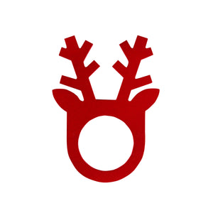 PORTA GUARDANAPO DE MDF RENA VERMELHO