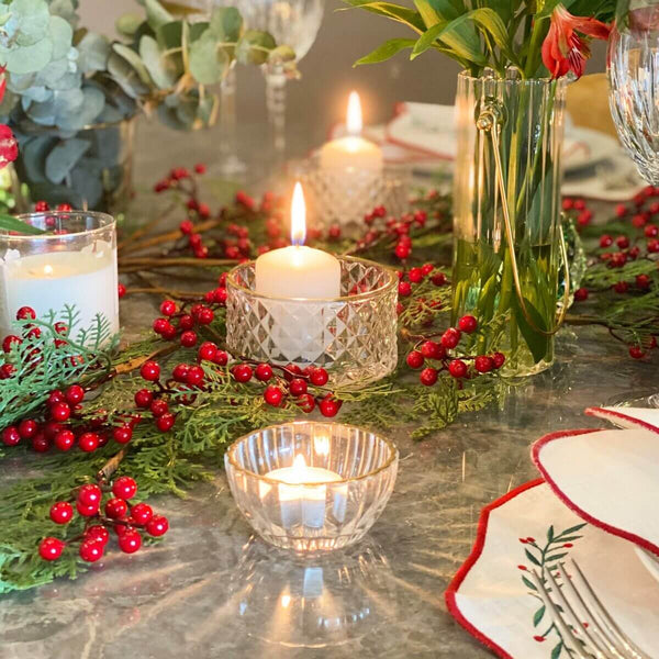 VASO DE VIDRO LIZ CANELADO COM ALÇA 6.5CM X 18CM