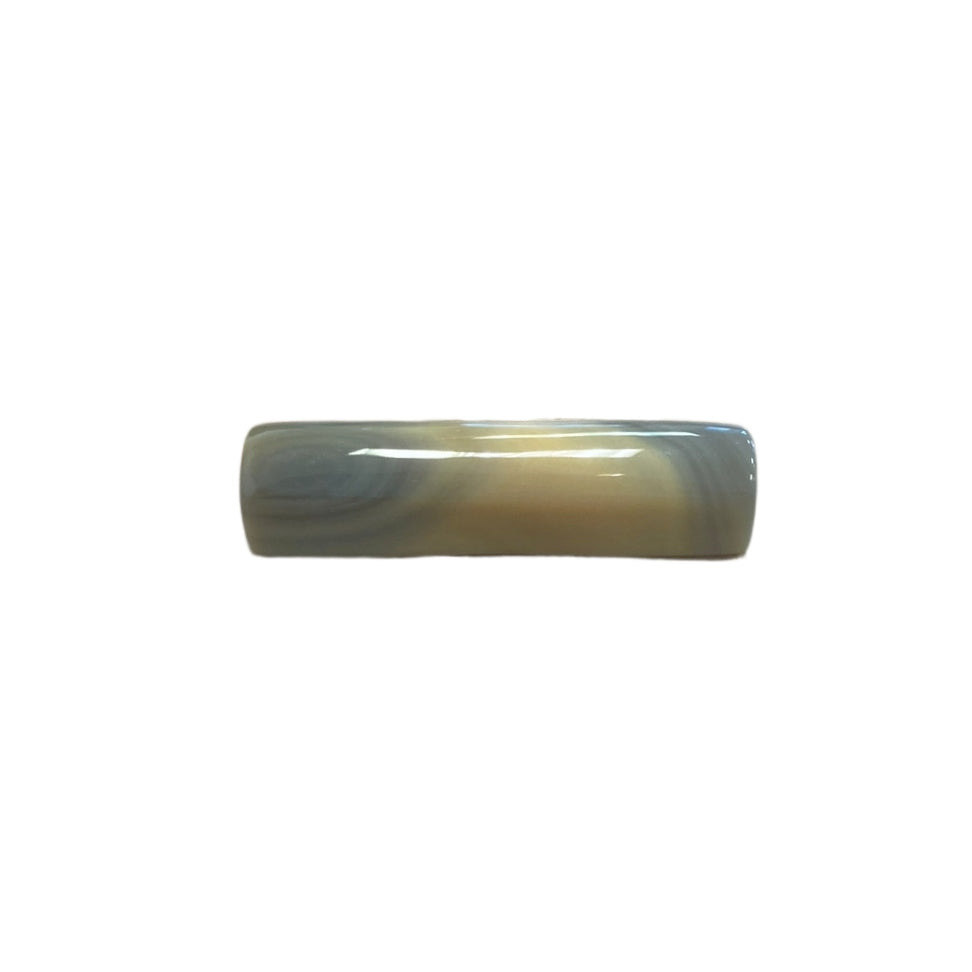 Descanso de talher em pedra ágata natural cinza, 8x2cm – Lolahome
