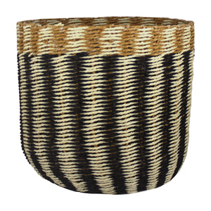 CESTO DE CORDA BANGKOK TRICOLOR 34 X 33 CM