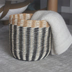 CESTO DE CORDA BANGKOK TRICOLOR 34 X 33 CM