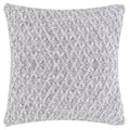 CAPA DE ALMOFADA LOSANGOS CASHMERE TOUCH CINZA 50X50 CM