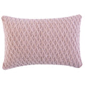 CAPA DE ALMOFADA LOSANGOS CASHMERE TOUCH RETANGULAR BEGE 60X40 CM