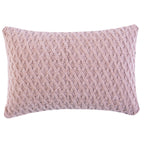 CAPA DE ALMOFADA LOSANGOS CASHMERE TOUCH RETANGULAR BEGE 60X40 CM