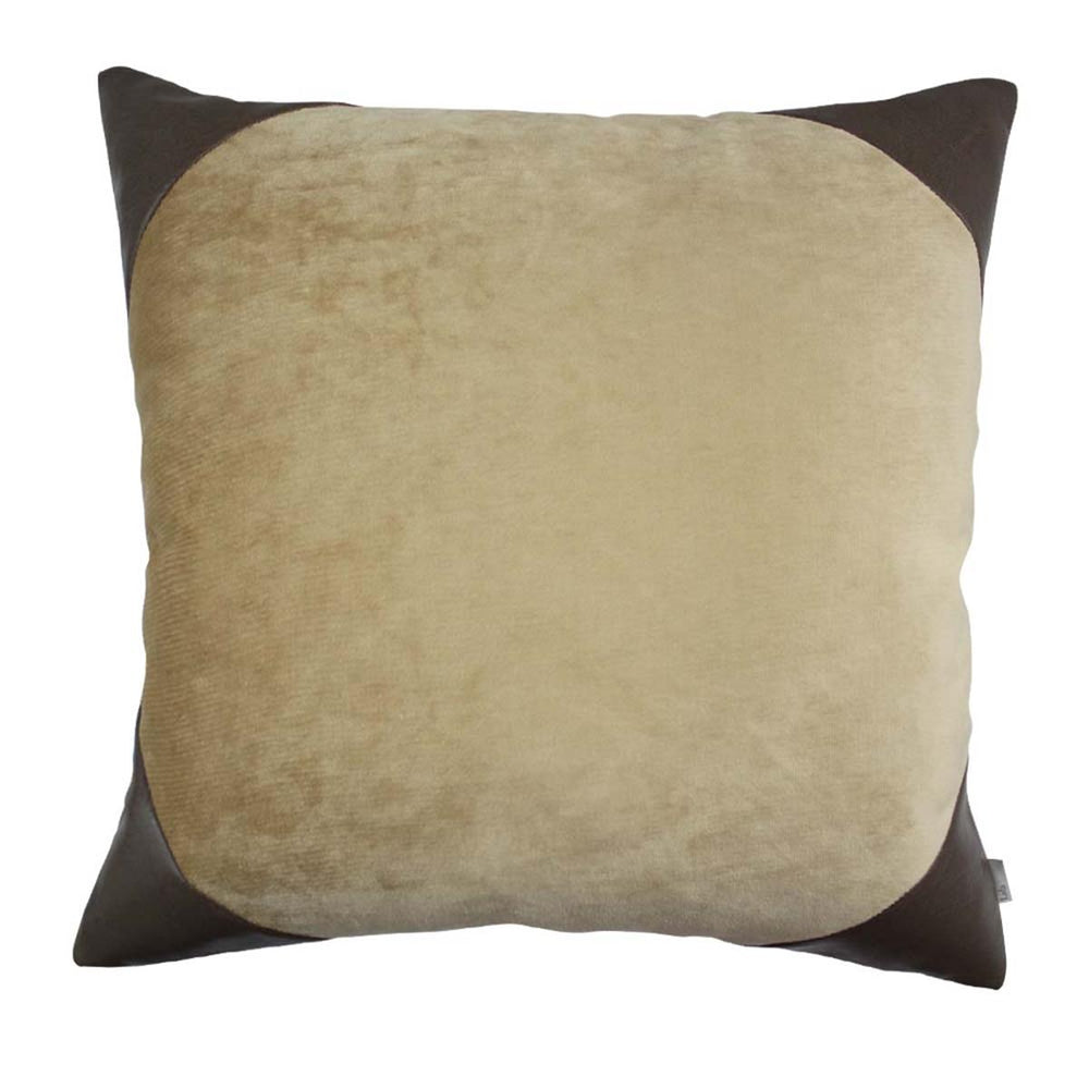 CAPA DE ALMOFADA VELUDO SOHO BEGE