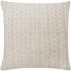 CAPA DE ALMOFADA TRANÇA CASHMERE TOUCH BEGE 50X50 CM