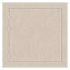 GUARDANAPO DE LINHO PURO BARRA LARGA PREMIUM NATURAL 55X55 CM